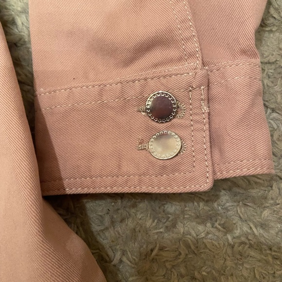 💕 PINK DENIM JACKET 💕  NWOT - Picture 5 of 7